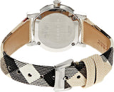 Burberry Ladies Silver Dial Nova Check Leather Women's Watch BU9212 - The Watches Men & CO #3