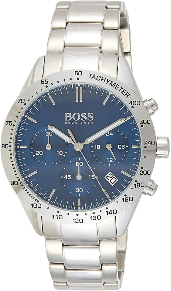 Hugo Boss Talent Quartz Movement Blue Dial Men's Watch  HB1513582 - The Watches Men & CO