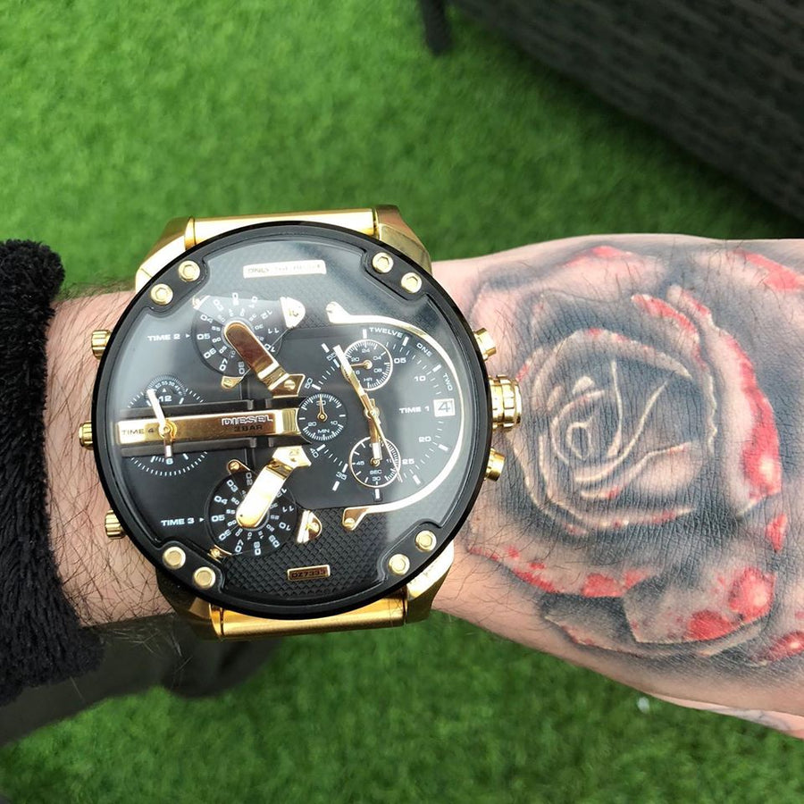 Diesel Mr. Daddy 2.0 Black Dial Quartz Men s Watch DZ7333 The