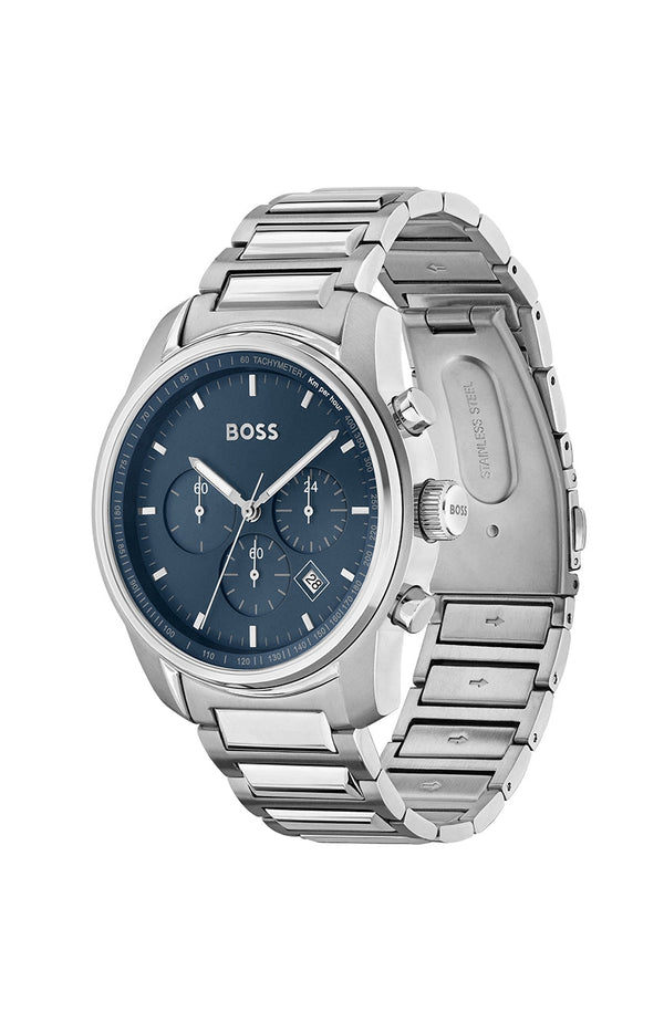 Hugo Boss Trace Blue Dial Men's Watch 1514007 - The Watches Men & CO #2