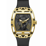 Guess Gold Tone Case Rubber Strap Men's Watch GW0500G1