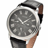 Guess Wafer Black Dial Leather Strap Watch W70016G1 - The Watches Men & CO #3