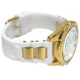 Guess White Dial Silicon Strap Women's Watch W0325L2