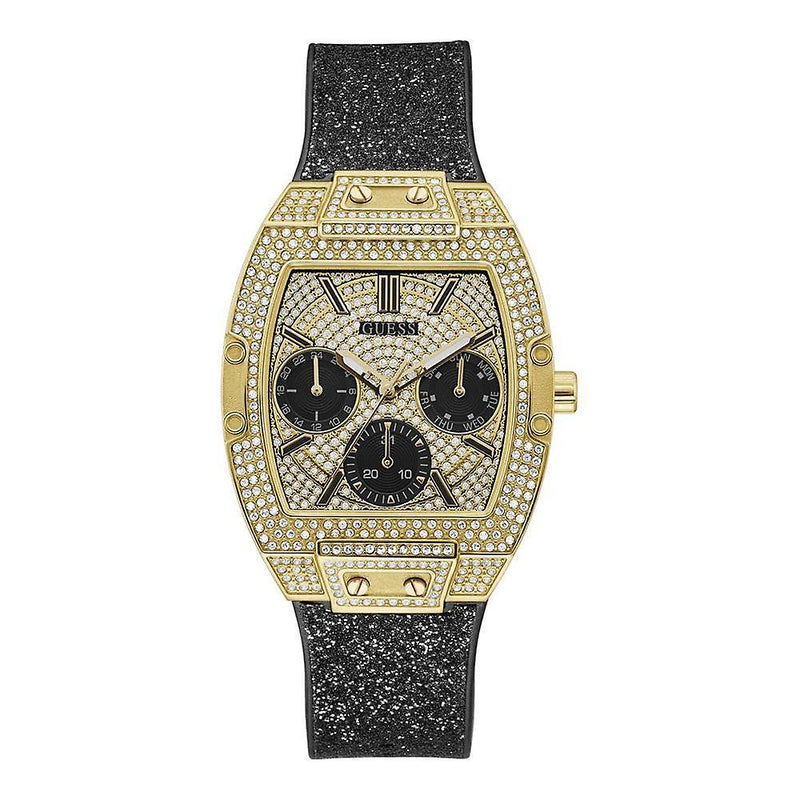 Guess Phoenix Black Glitter Women's Watch GW0105L2