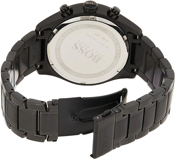 Hugo Boss Men's Grand Prix Black IP/Gold Accent  HB1513578 - The Watches Men & CO #4