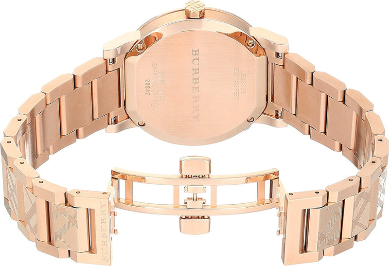 Burberry Rose Gold-Tone Dial Stainless Steel Quartz Women's Watch BU9039 - The Watches Men & CO #3