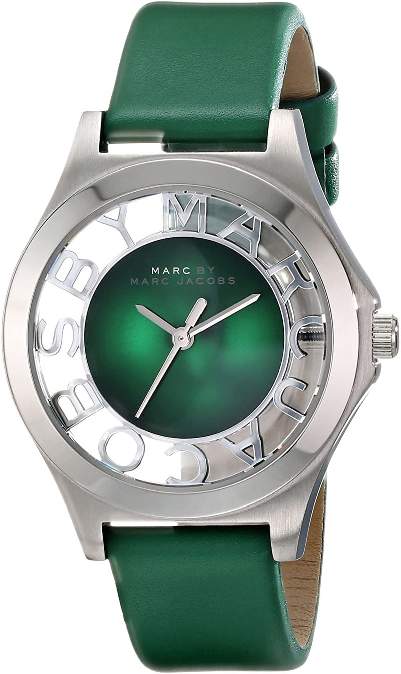 Marc by Marc Women's  Green Leather Quartz Watch  MBM1336 - The Watches Men & CO