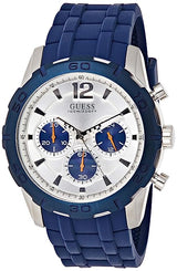 Guess Caliber Analog Silver Dial Men's  Men's Watch  W0864G6 - The Watches Men & CO