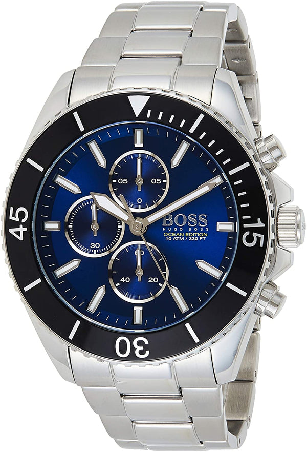 Hugo Boss Mens Chronograph Quartz Watch with Stainless Steel Strap  HB1513704 - The Watches Men & CO