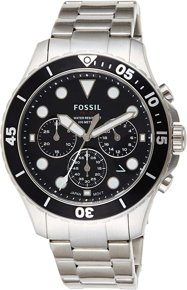 Fossil FB-03 Chronograph Quartz Black Dial Men's Watch FS5725