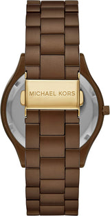 Michael Kors Slim Runway Brown Unisex Watch MK4508 - The Watches Men & CO #3