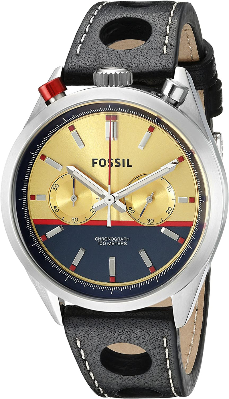Fossil Del Rey Analog Display Analog Quartz Black Men's Watch  CH2979 - The Watches Men & CO