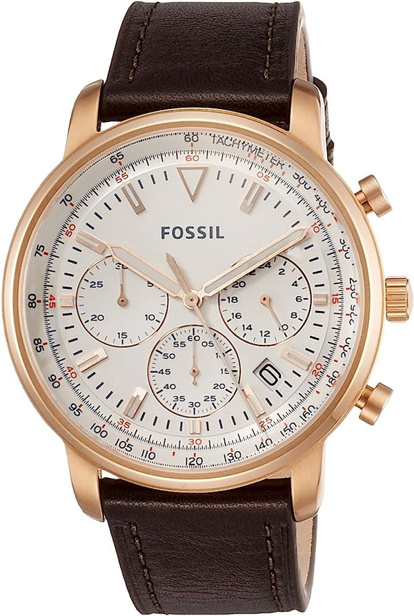 Fossil Goodwin Chronograph Quartz White Dial Men's Watch FS5415