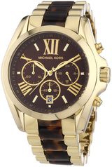 Michael Kors Bradshaw Chronograph Chocolate Gold Watch  MK5696 - The Watches Men & CO