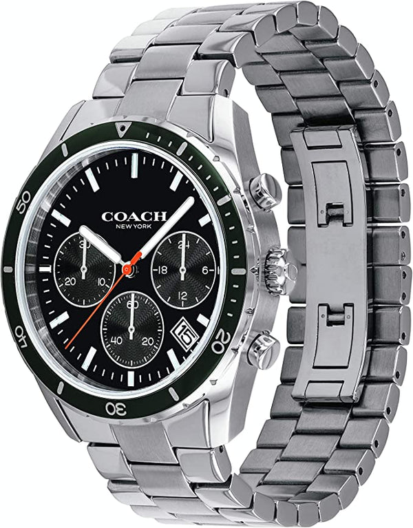 Coach Thompson Silver Black Dial Sports Men's Watch 14602385 - The Watches Men & CO #2