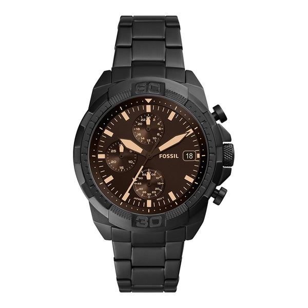 Fossil Bronson Chronograph Quartz Black Dial Men's Watch FS5851