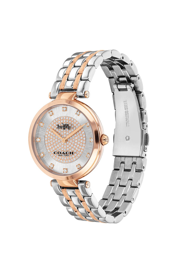 Coach Park Quartz Crystal Silver Dial Ladies Watch 14503644