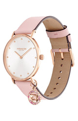 Coach Perry Pink Leather Women's Watch 14503884 - The Watches Men & CO #2