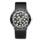 Marc By Marc Jacobs Amy Kiss Graphic Dial Black Leather Women's Watch MBM1163