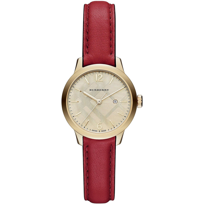 Burberry classic leather store watch