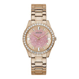 Guess Glitter Burst Rose Gold Tone Women's Watch GW0405L3