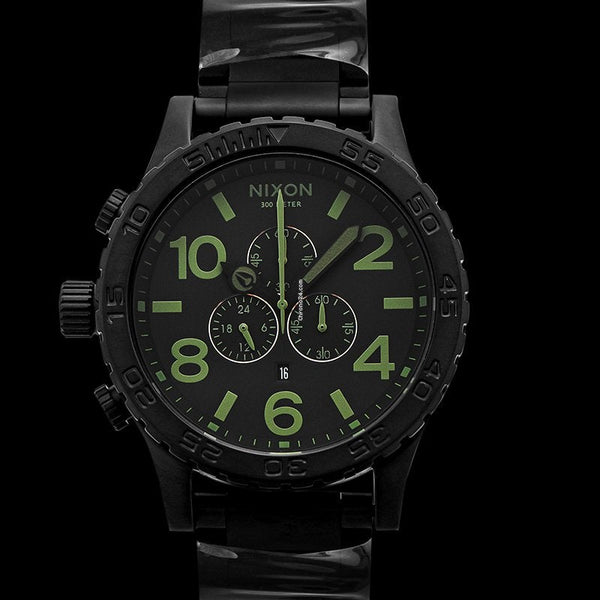 Nixon 51-30 Surplus Matte Black Men's Watch A083-1042 - The Watches Men & CO #2
