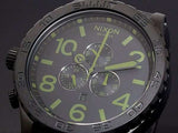 Nixon 51-30 Surplus Matte Black Men's Watch A083-1042 - The Watches Men & CO #3