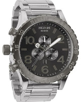 Nixon 51-30 Chrono Silver Gunmetal Men's Watch  A083-1762 - The Watches Men & CO