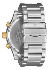 Nixon 51-30 Chrono Chronograph Silver & Gold Men's Watch A083-1922 - The Watches Men & CO #3