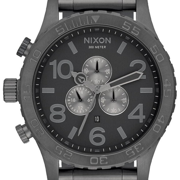 Nixon 51-30 Chronograph Gunmetal Men's Watch A083-632 – The