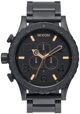 Nixon 51-30 Black Stainless Steel Chrono Men's Watch  A083-957 - The Watches Men & CO