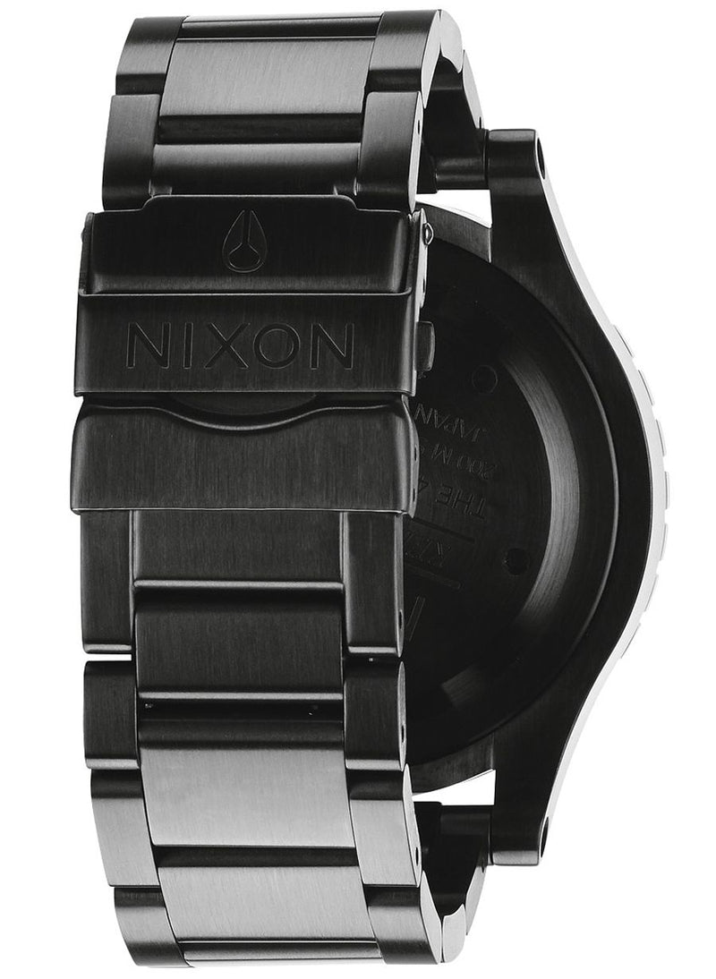 Nixon 48-20 Chrono Black Dial Black Ion-plated Men's Watch Men's Watch A486-1320 - The Watches Men & CO #3