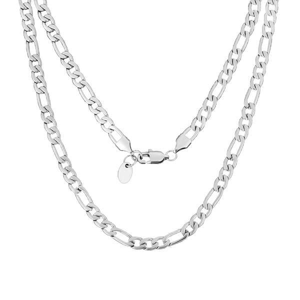 Big Daddy 5mm Silver Figaro Chain