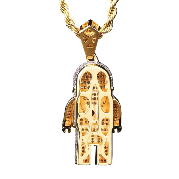 Big Daddy Iced Out Astronaut Pendant