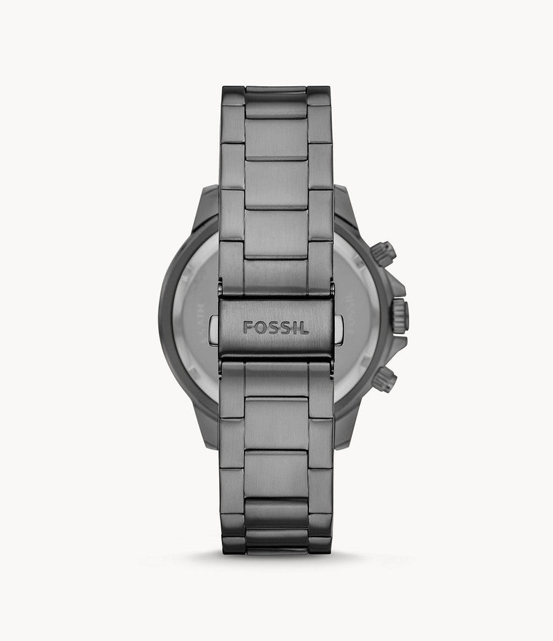 Fossil Bannon Multifunction Smoke Stainless Steel Men's Watch BQ2491
