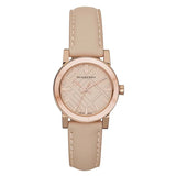 Burberry The City Pink Leather Women's Watch BU9210