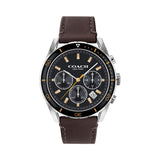 Coach Preston Brown Leather Strap Men's Watch  14602514 - The Watches Men & CO