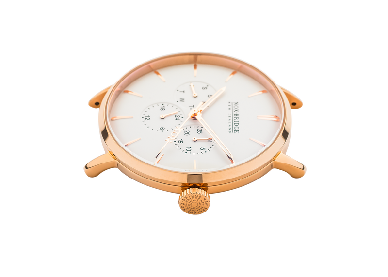 NOX-BRIDGE Classic Capella Rose Gold 41MM CRG41 - The Watches Men & CO #3