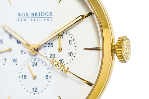 NOX-BRIDGE Classic Alcyone Gold 36MM AG36 - The Watches Men & CO #2
