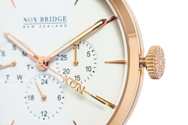 NOX-BRIDGE Classic Capella Rose Gold 41MM CRG41 - The Watches Men & CO #2