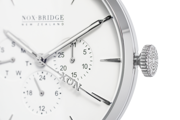 NOX-BRIDGE Classic Izar Silver 41MM IS41 - The Watches Men & CO #2