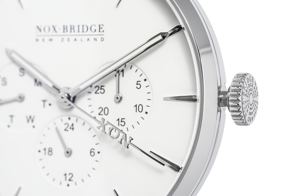 NOX-BRIDGE Classic Capella Silver 41MM CS41 - The Watches Men & CO #2