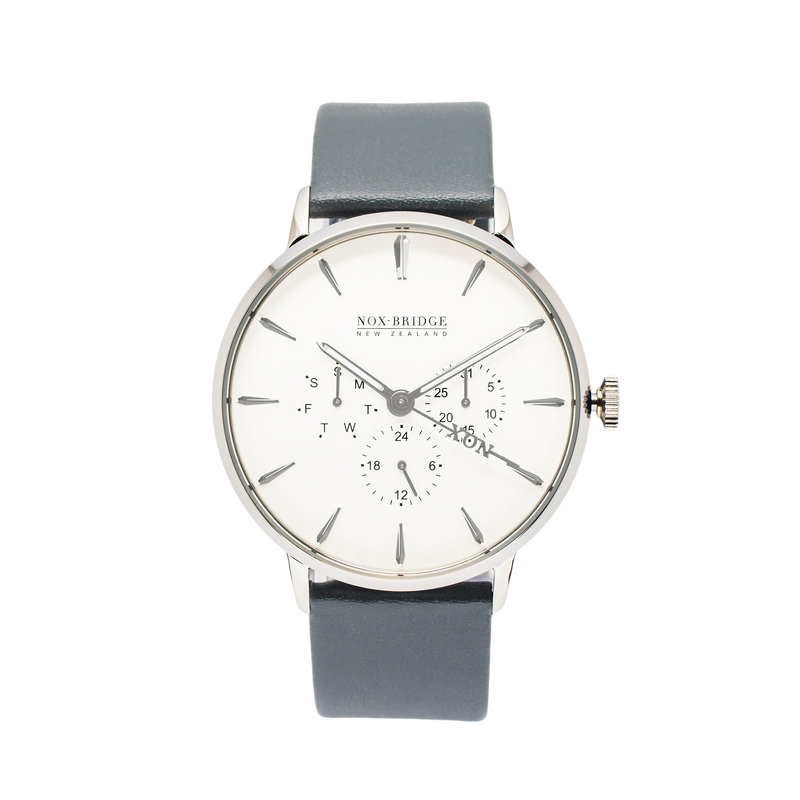 NOX-BRIDGE Classic Alcyone Silver 41MM  AS41 - The Watches Men & CO