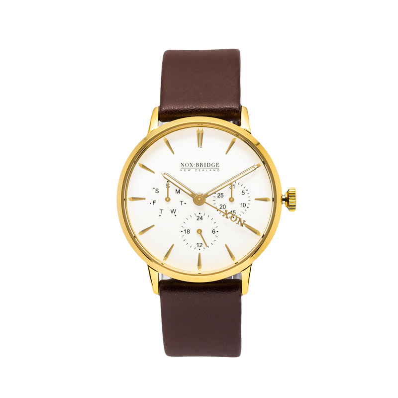 NOX-BRIDGE Classic Izar Gold 36MM  IG36 - The Watches Men & CO
