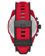 Diesel Mega Chief Chronograph Red Silicone Watch DZ4526