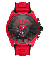 Diesel Mega Chief Chronograph Red Silicone Watch DZ4526