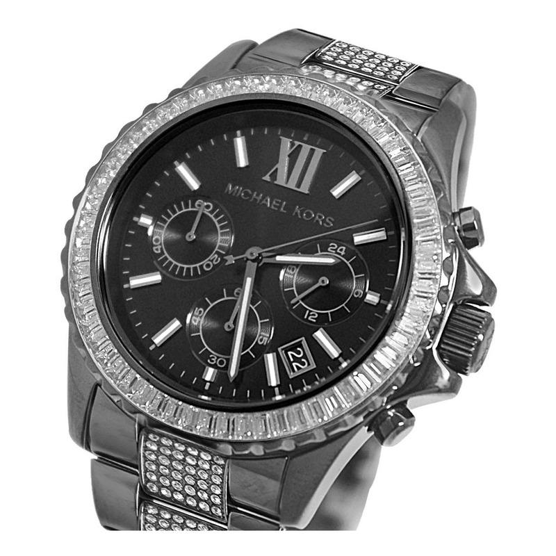 Michael Kors Everest All Black Women's Watch MK5829 - The Watches Men & CO #3