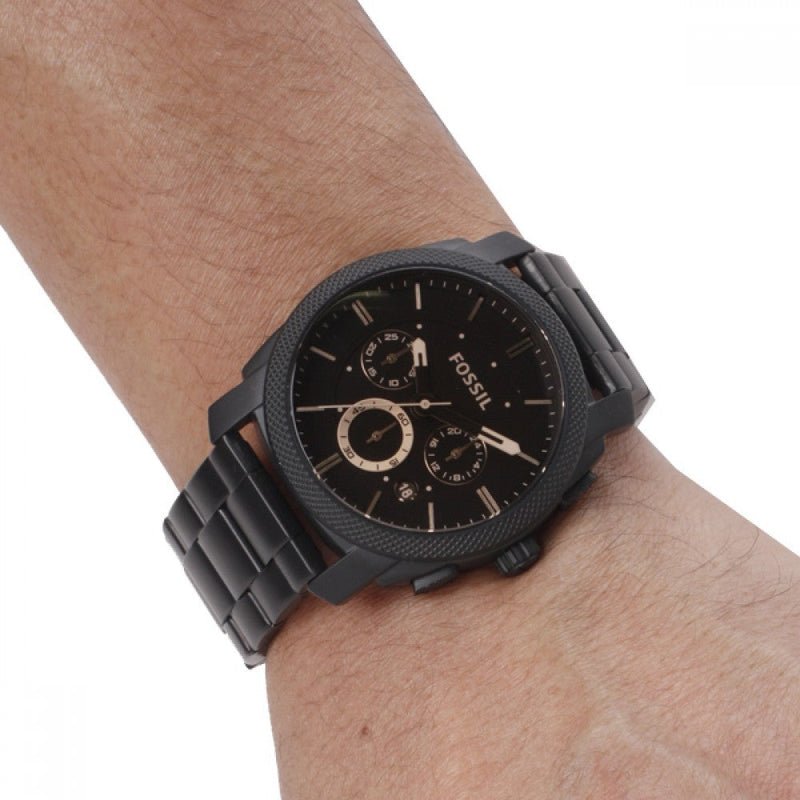 Fossil Machine Chronograph Dark Brown Dial Men's Watch FS4682 - The Watches Men & CO #5