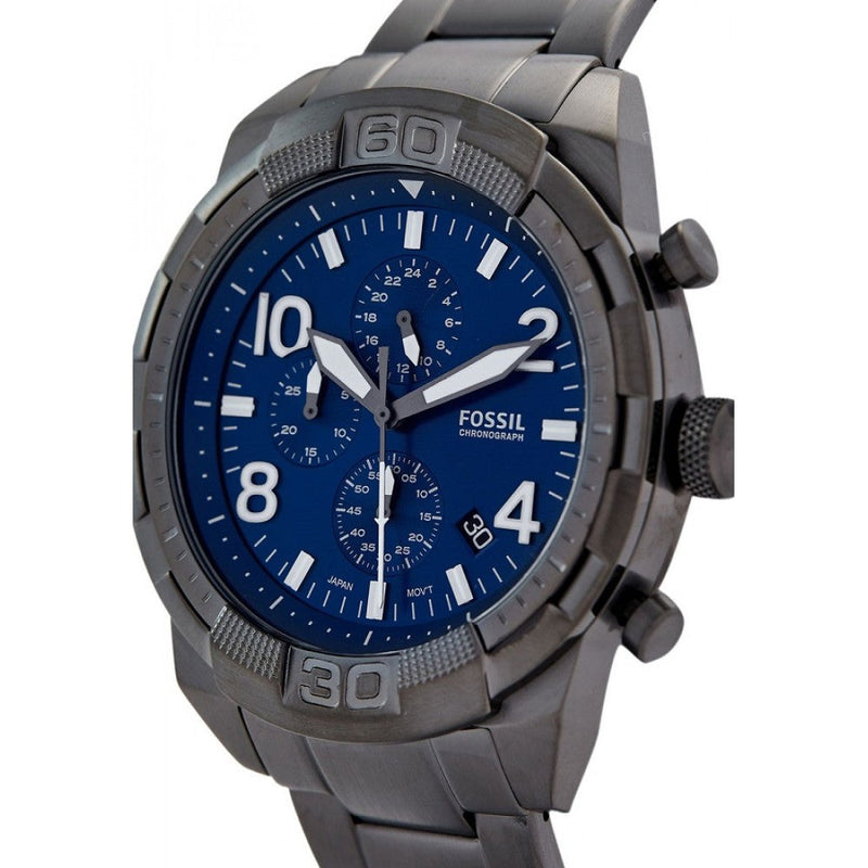 Fossil Bronson Chronograph Quartz Blue Dial Men's Watch FS5711