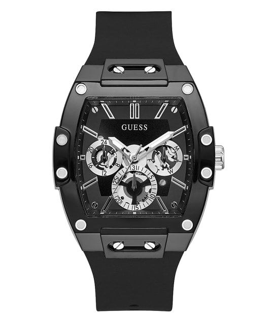 Guess Skeleton Black Dial Men's Watch GW0203G3